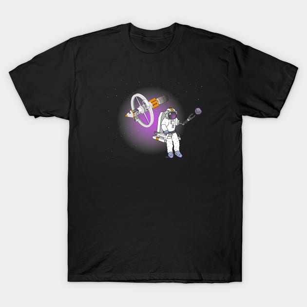 Amputee Astronaut T-Shirt by RollingMort91